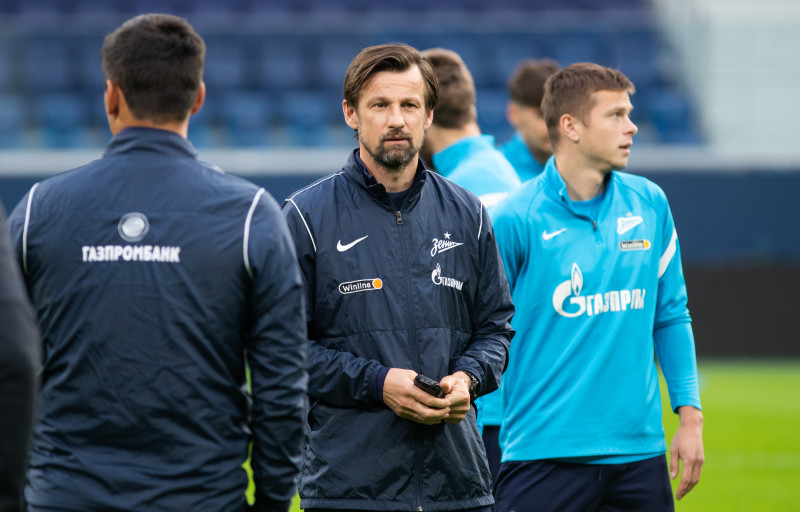 Первая тренировка Роберта Ренана в «Зените»