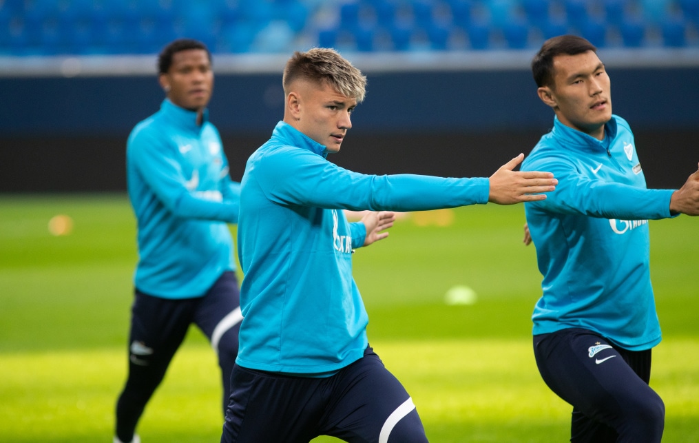 Первая тренировка Роберта Ренана в «Зените»