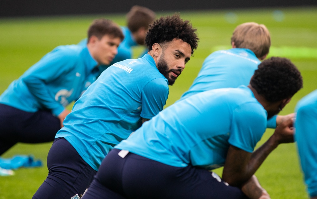 Первая тренировка Роберта Ренана в «Зените»