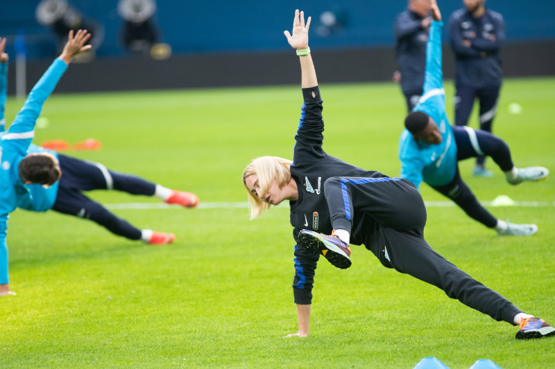 Первая тренировка Роберта Ренана в «Зените»