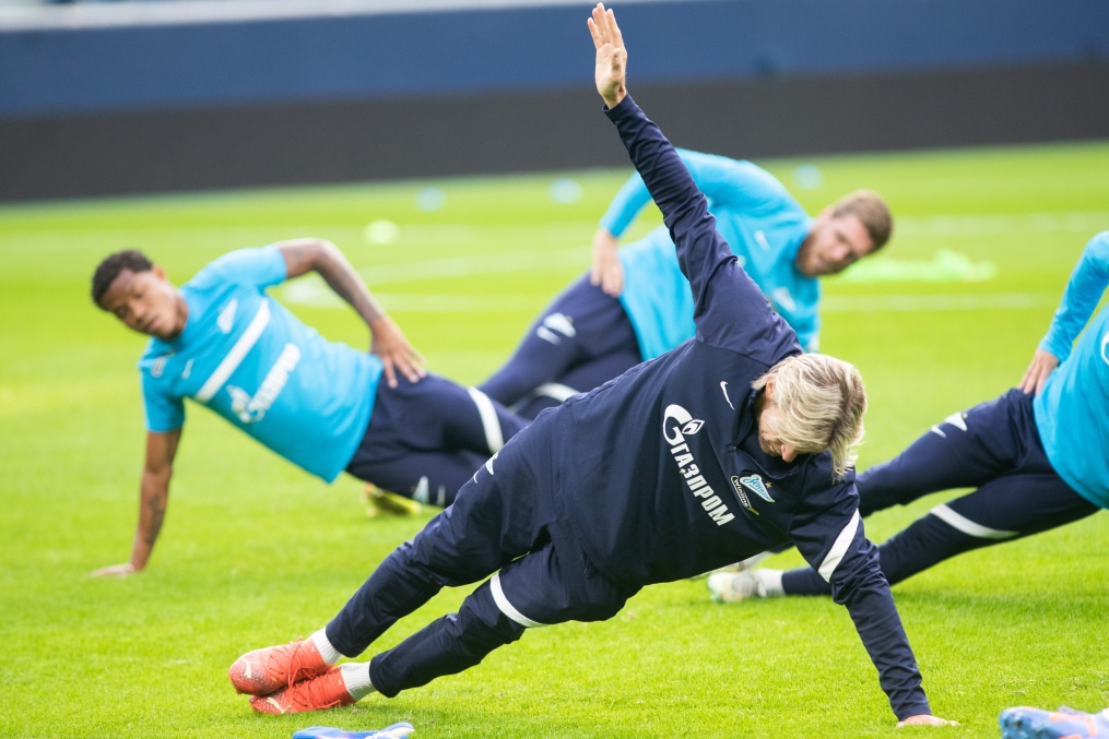 Первая тренировка Роберта Ренана в «Зените»