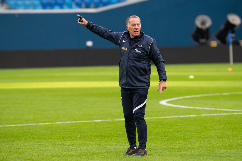 Первая тренировка Роберта Ренана в «Зените»