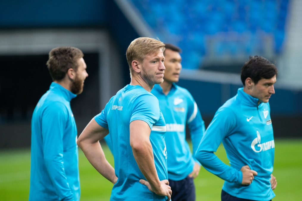 Первая тренировка Роберта Ренана в «Зените»