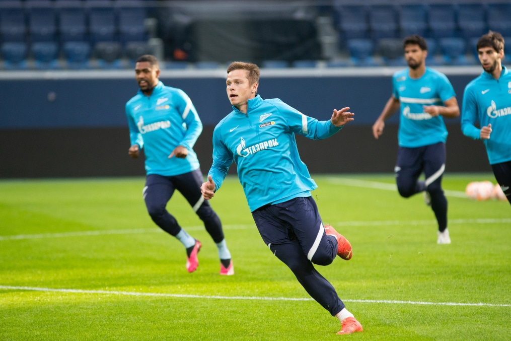 Первая тренировка Роберта Ренана в «Зените»