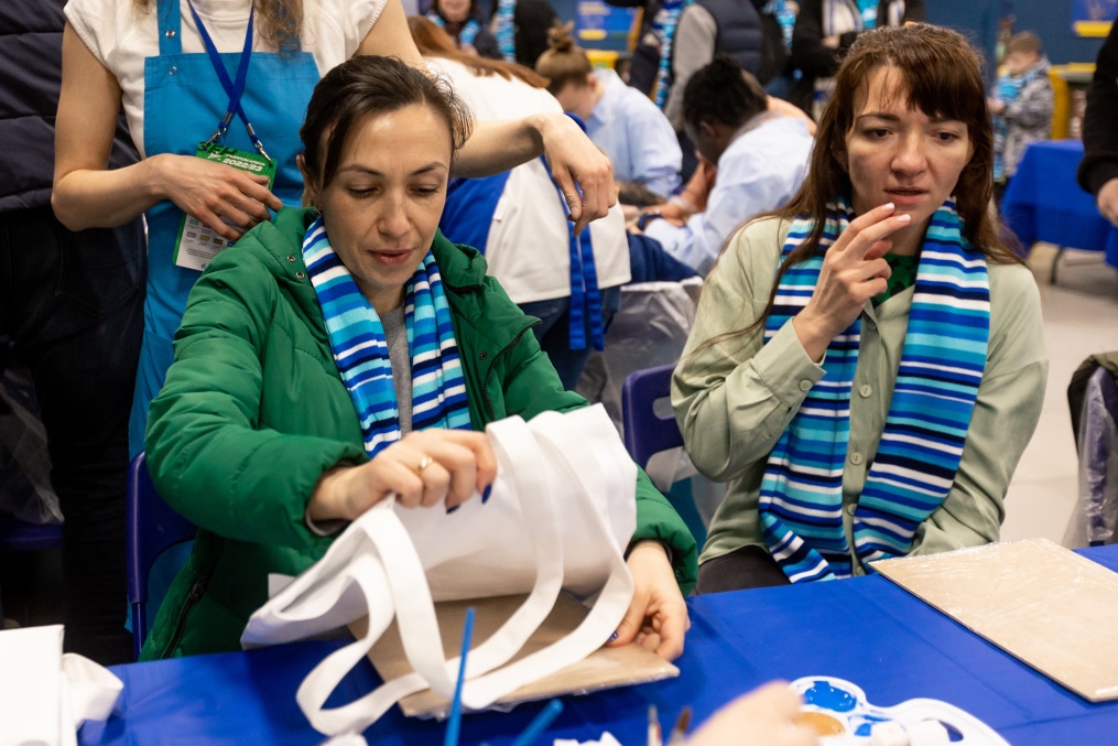 Мастерская художника на Фан-променаде «Праздник весны» перед матчем с «Пари НН»