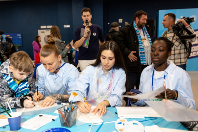Мастерская художника на Фан-променаде «Праздник весны» перед матчем с «Пари НН»