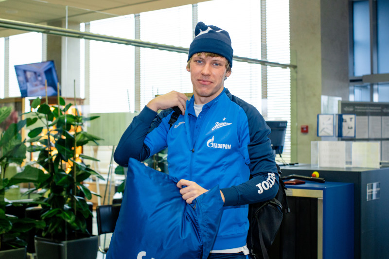 Вылет команды в Стамбул на матч «Фенербахче» — «Зенит»