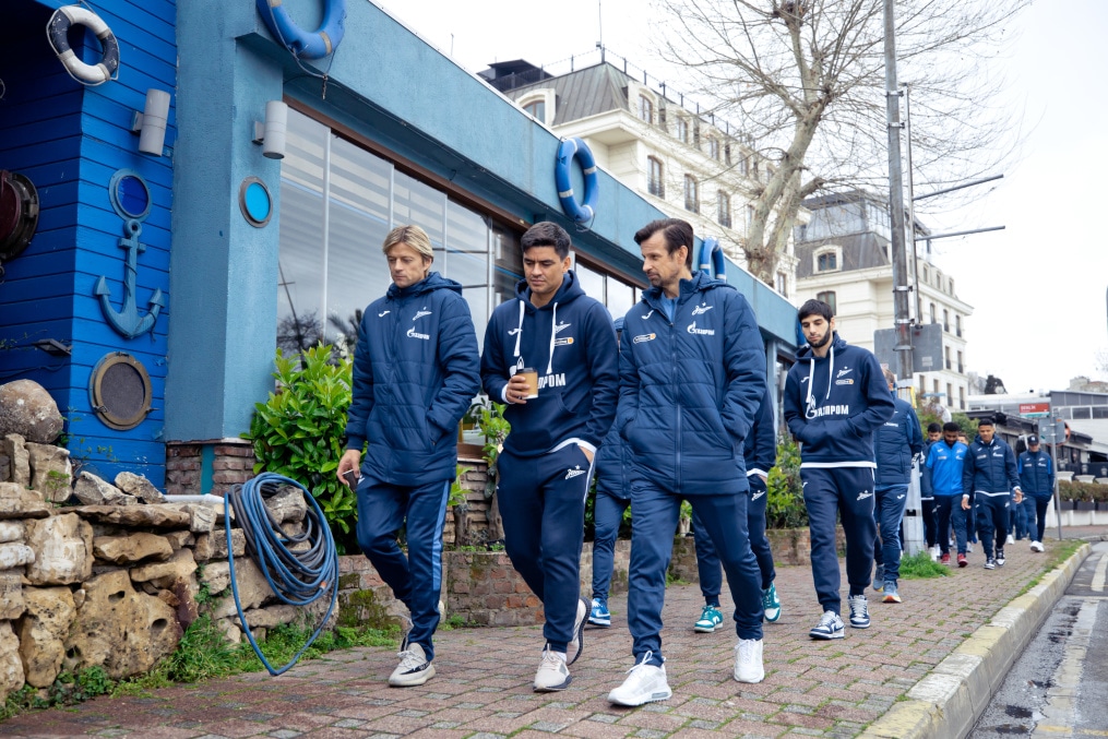 «Зенит» на прогулке перед матчем с «Фенербахче»
