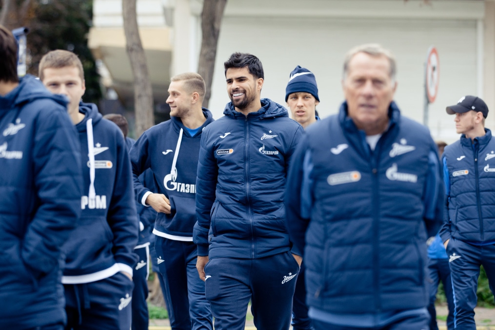 «Зенит» на прогулке перед матчем с «Фенербахче»