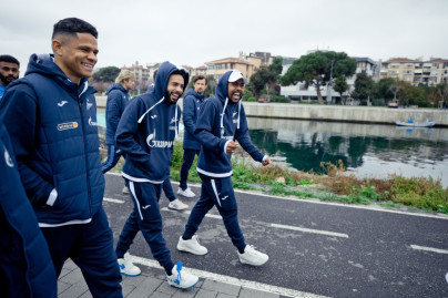 «Зенит» на прогулке перед матчем с «Фенербахче»