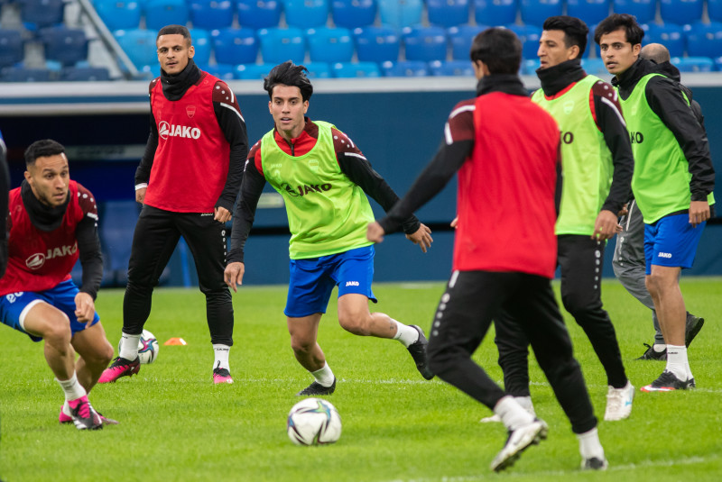 Россия — Ирак: предматчевая тренировка сборной Ирака