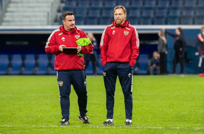 Россия — Ирак: предматчевая тренировка сборной России