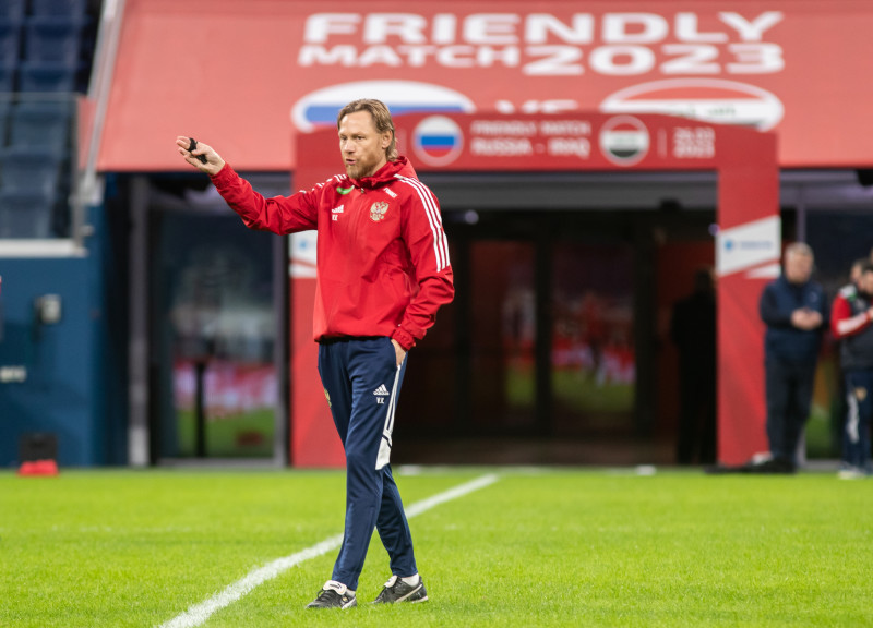 Россия — Ирак: предматчевая тренировка сборной России