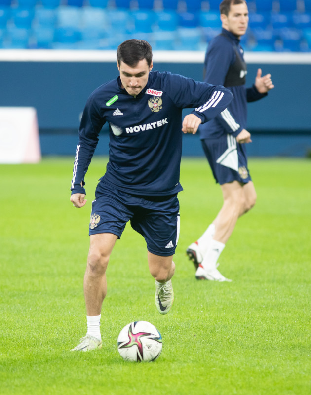 Россия — Ирак: предматчевая тренировка сборной России