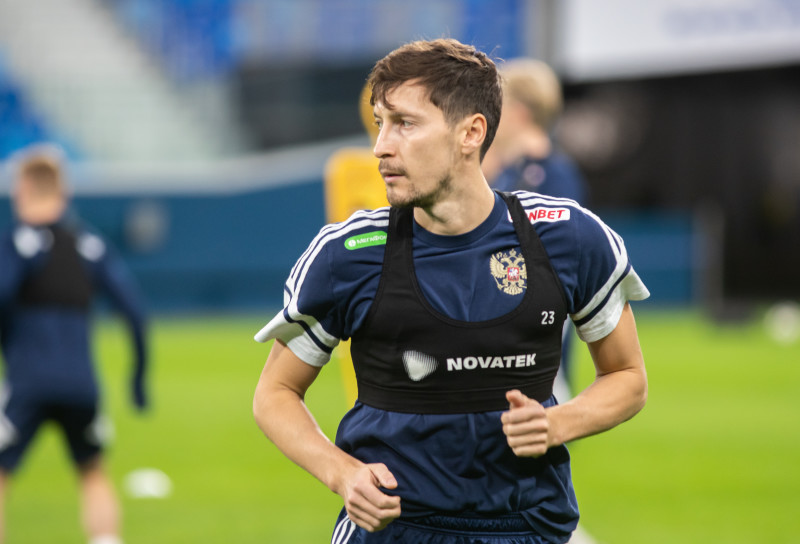 Россия — Ирак: предматчевая тренировка сборной России