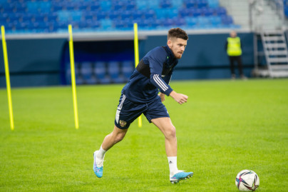 Россия — Ирак: предматчевая тренировка сборной России