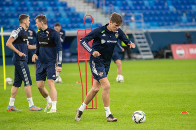 Россия — Ирак: предматчевая тренировка сборной России