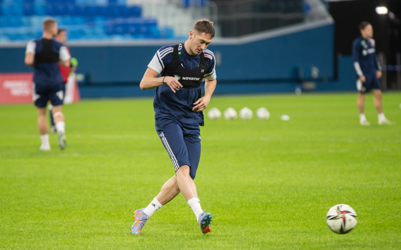 Россия — Ирак: предматчевая тренировка сборной России