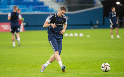 Россия — Ирак: предматчевая тренировка сборной России