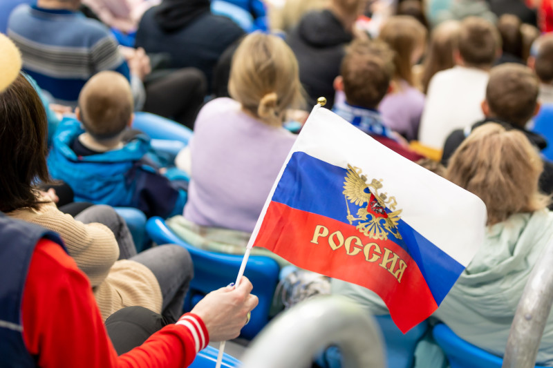 Болельщики на товарищеском матче Россия — Ирак