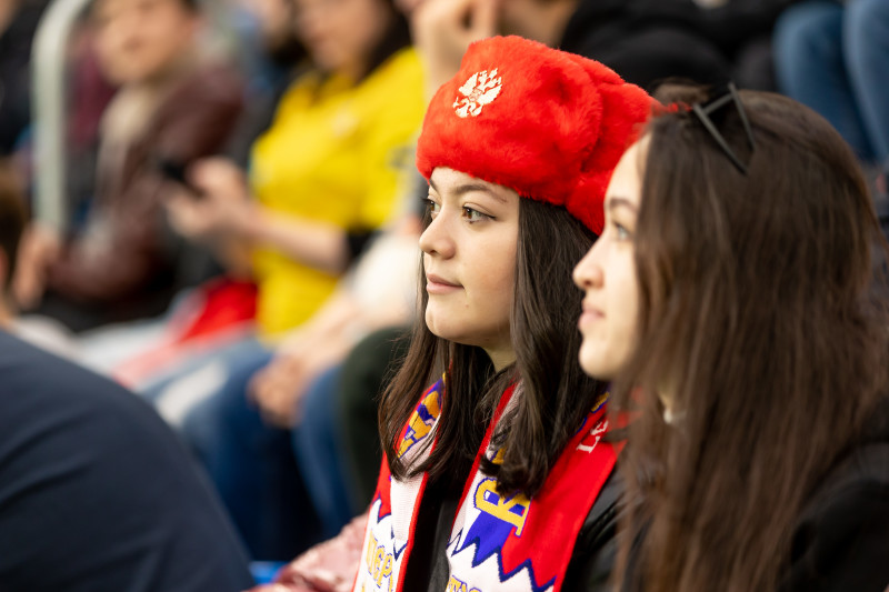 Болельщики на товарищеском матче Россия — Ирак