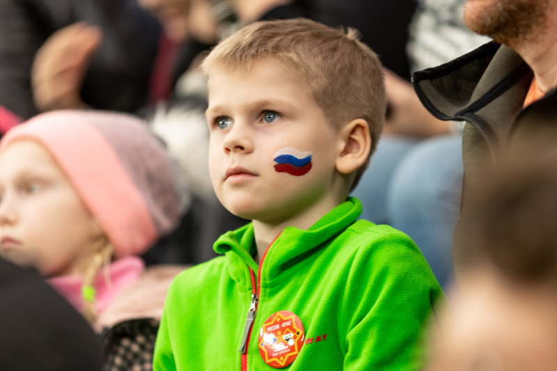 Болельщики на товарищеском матче Россия — Ирак