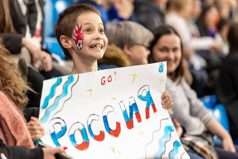 Болельщики на товарищеском матче Россия — Ирак