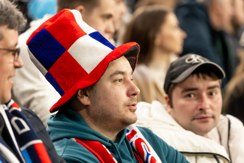 Болельщики на товарищеском матче Россия — Ирак