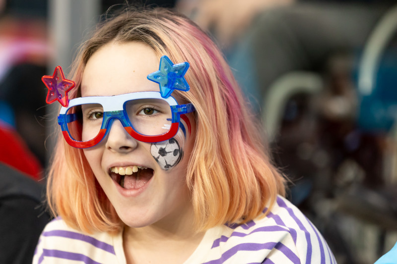 Болельщики на товарищеском матче Россия — Ирак