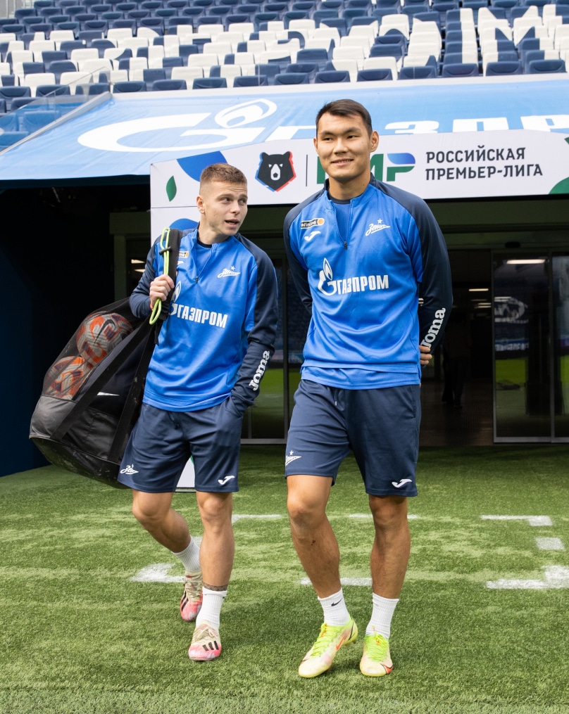 Открытая тренировка «Зенита» перед матчем с «Уралом»