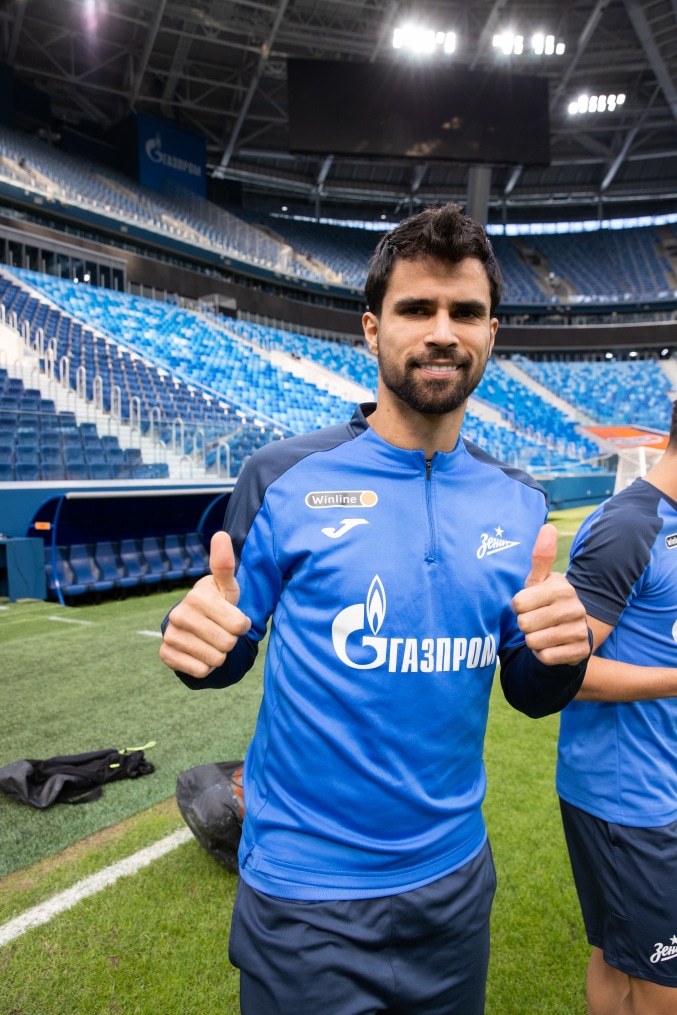 Открытая тренировка «Зенита» перед матчем с «Уралом»