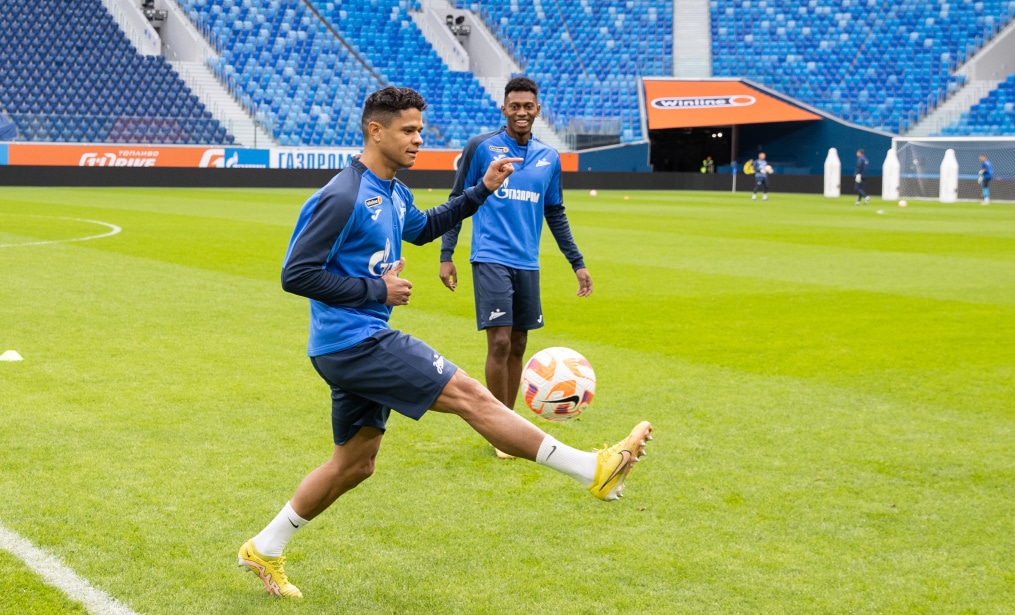 Открытая тренировка «Зенита» перед матчем с «Уралом»