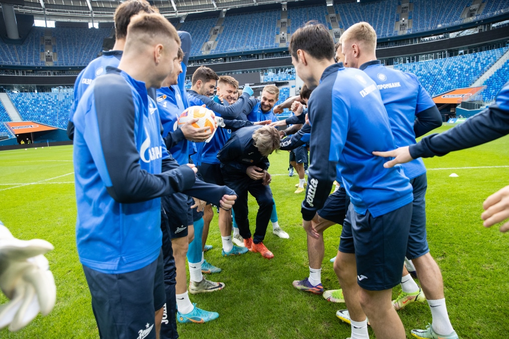 Открытая тренировка «Зенита» перед матчем с «Уралом»