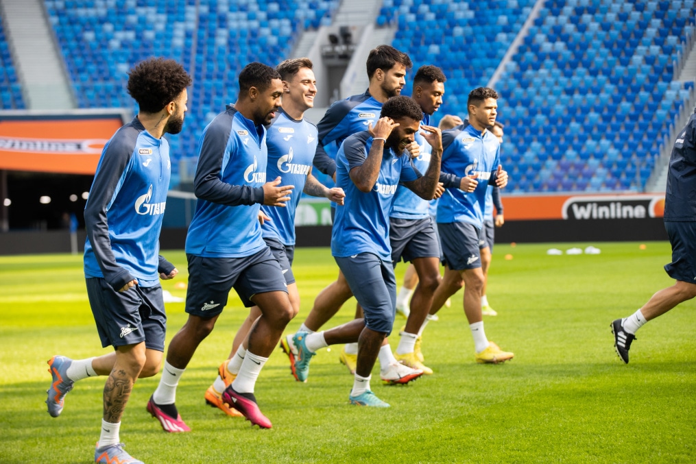 Открытая тренировка «Зенита» перед матчем с «Уралом»