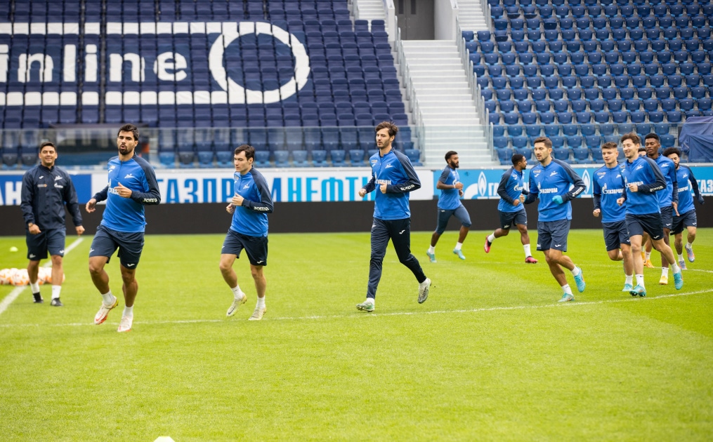 Открытая тренировка «Зенита» перед матчем с «Уралом»
