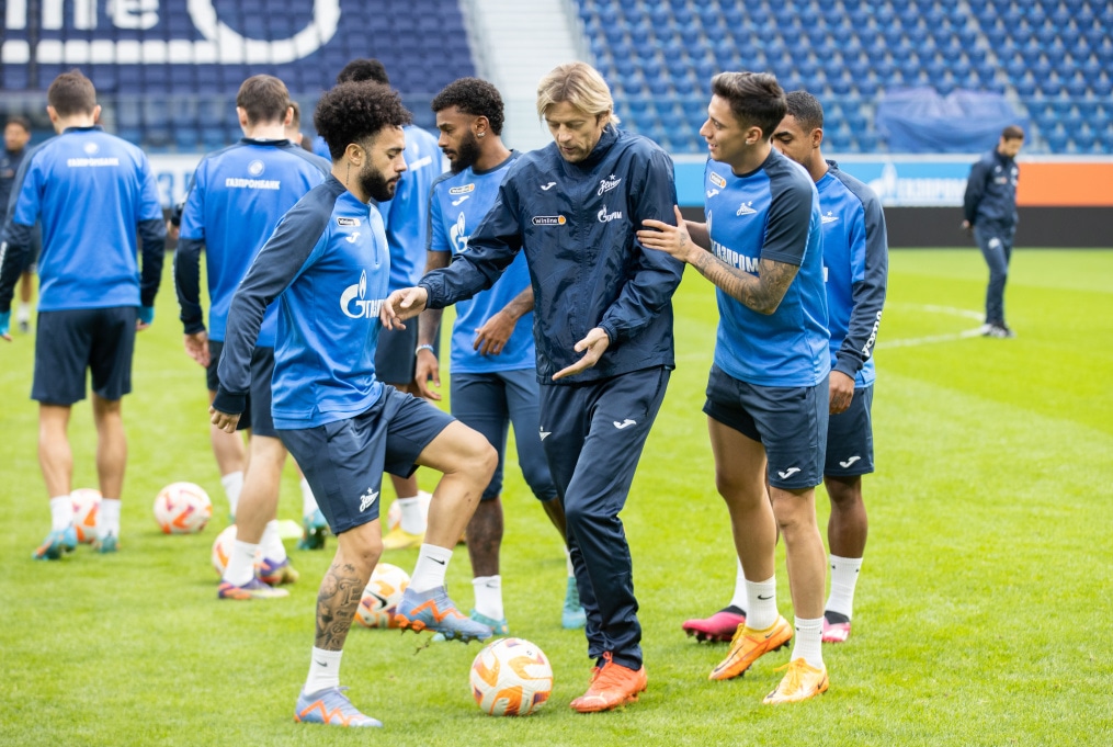 Открытая тренировка «Зенита» перед матчем с «Уралом»