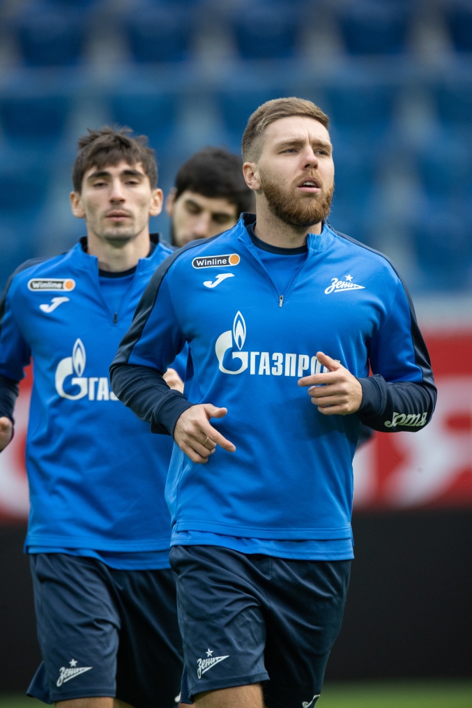 Открытая тренировка «Зенита» перед матчем с «Уралом»
