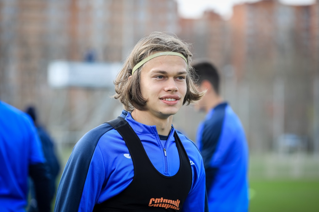 Тренировка молодежной команды «Зенит» перед матчем с «Краснодаром»