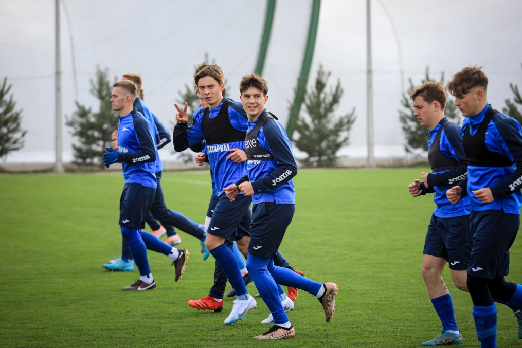 Тренировка молодежной команды «Зенит» перед матчем с «Краснодаром»