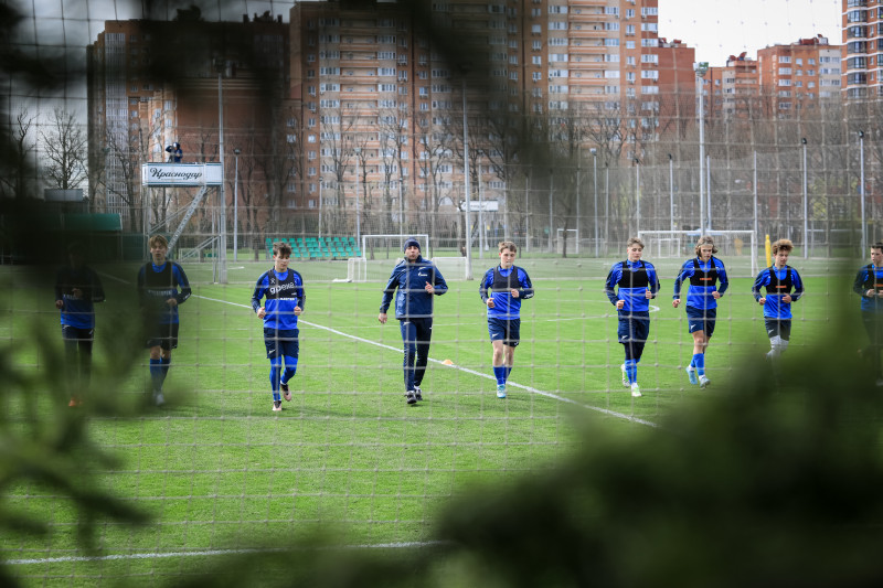 Тренировка молодежной команды «Зенит» перед матчем с «Краснодаром»