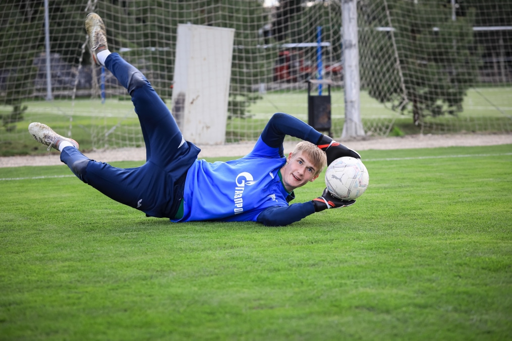 Тренировка молодежной команды «Зенит» перед матчем с «Краснодаром»