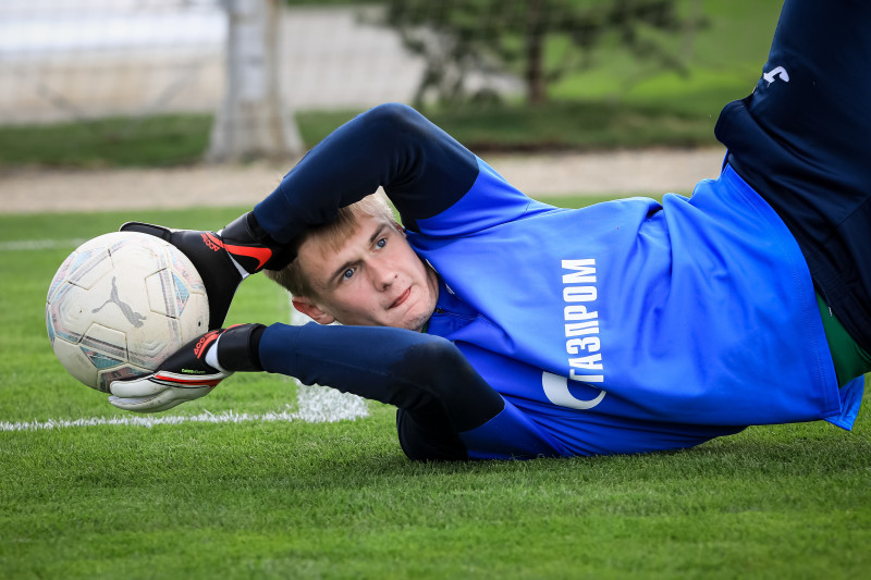 Тренировка молодежной команды «Зенит» перед матчем с «Краснодаром»