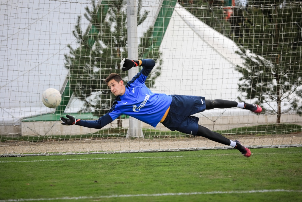 Тренировка молодежной команды «Зенит» перед матчем с «Краснодаром»