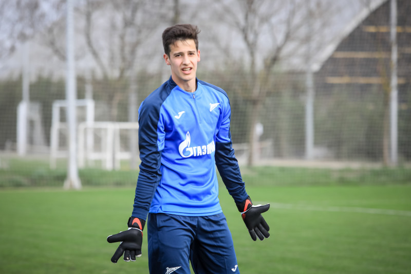 Тренировка молодежной команды «Зенит» перед матчем с «Краснодаром»
