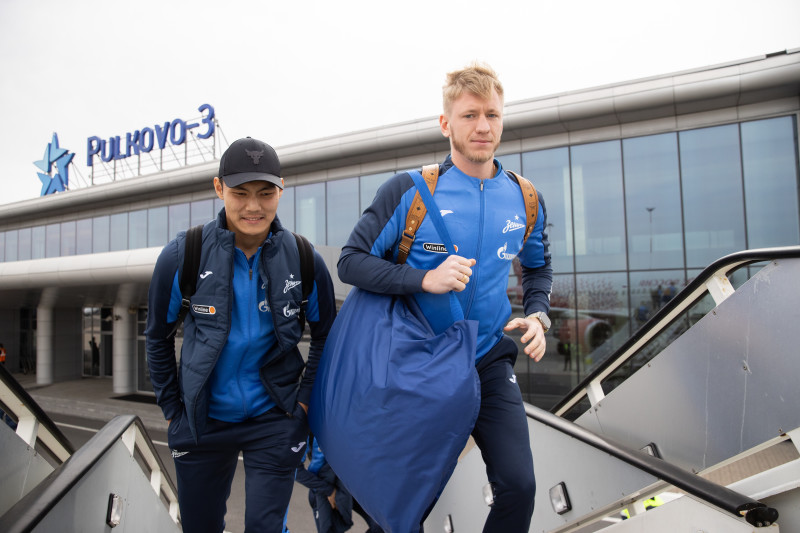 Вылет «Зенита» на матч с «Ростовом»