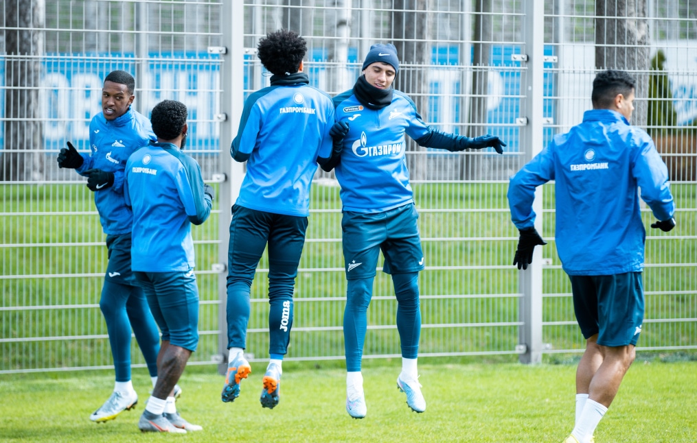 Открытая тренировка «Зенита» перед матчем со «Спартаком»
