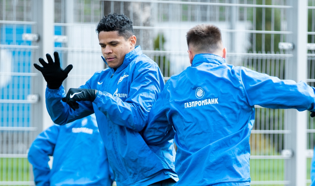 Открытая тренировка «Зенита» перед матчем со «Спартаком»