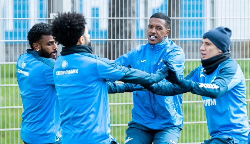 Открытая тренировка «Зенита» перед матчем со «Спартаком»