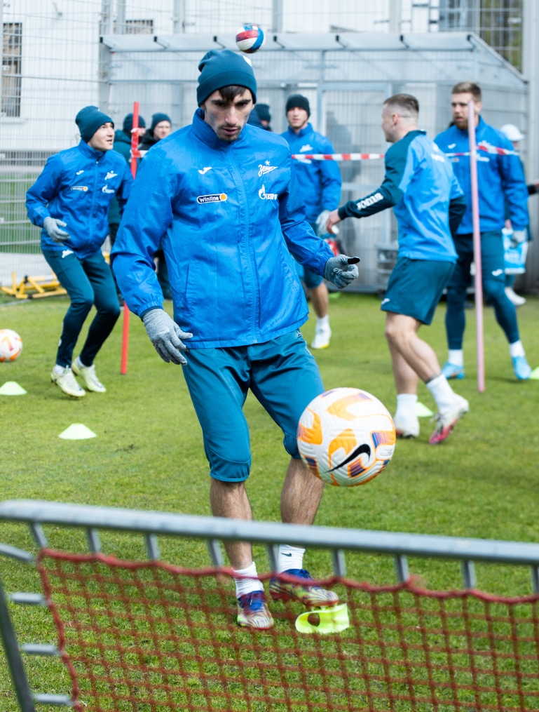 Открытая тренировка «Зенита» перед матчем со «Спартаком»