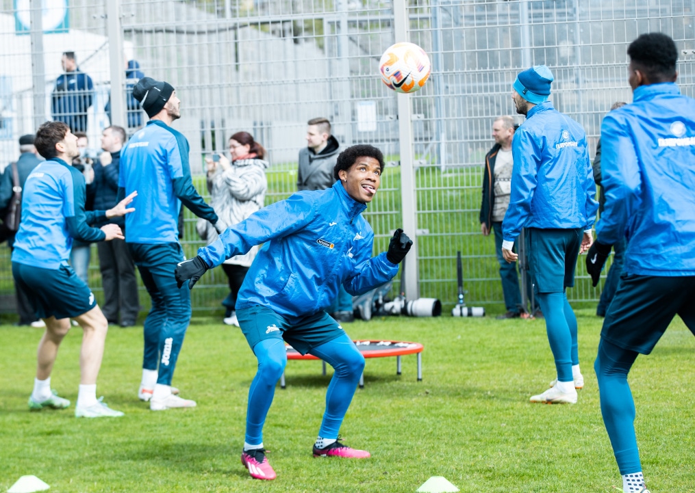 Открытая тренировка «Зенита» перед матчем со «Спартаком»